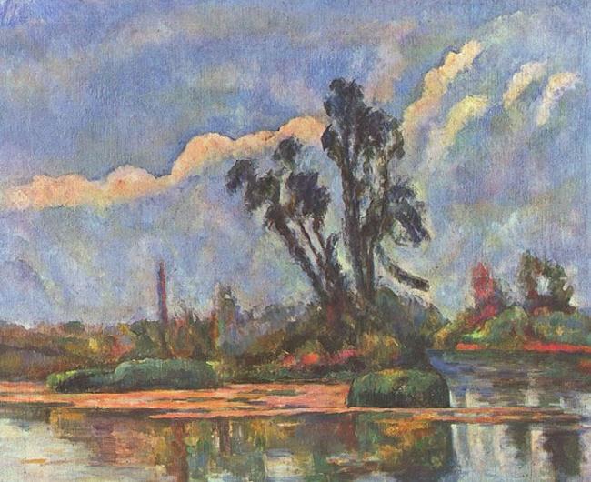 Paul Cezanne Ufer der Oise Germany oil painting art